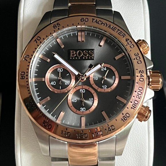 COPY - Hugo Boss Men’s Ikon Two-Tone Chronograph Watch - Picture 10 of 13